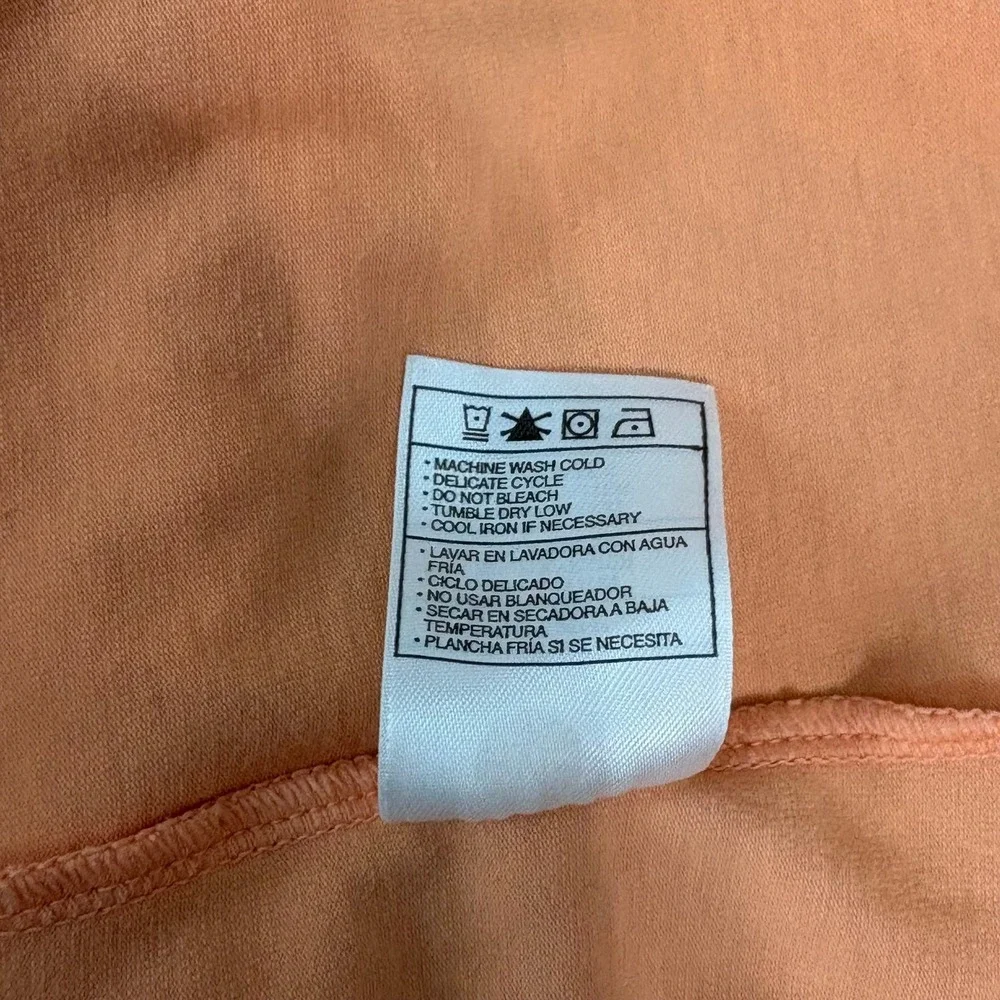 Nike ACG Shirt Womens Size‎ XL Orange Floral Half Sleeve Active FitDry Outdoor